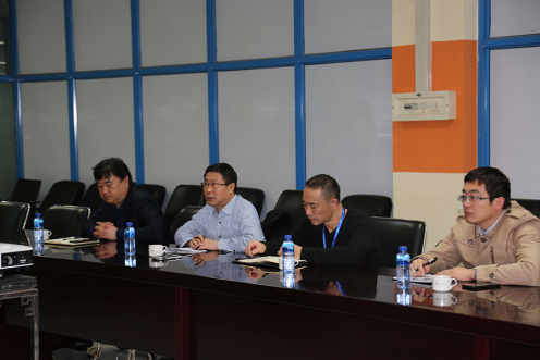 万名干手下下层烟台市国企一队到ug环球软件公司调研座谈